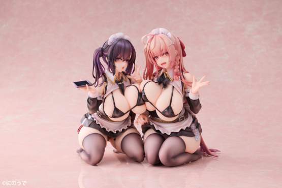 Koho Miya & Otsuhane Fuwari illustration by Ninoude (Original Character) PVC-Statue 1/5 18cm Showmon 