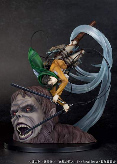 Levi vs Beast Titan Version (Attack on Titan) PVC-Statue 1/7 28cm Proof 