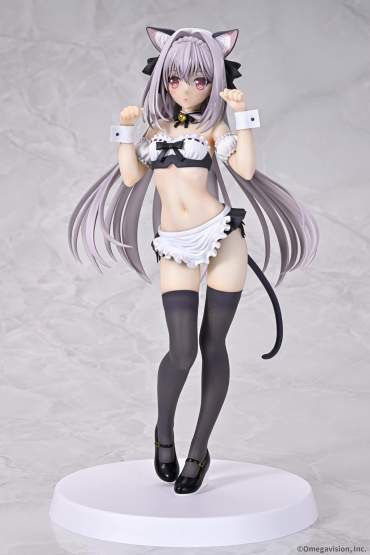 Luna Sakurakouji Cat Maid Version (Tsuki ni Yorisou Otome no Sahou) PVC-Statue 1/6 26cm Q-Six 