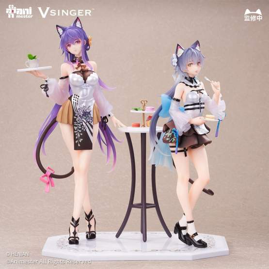 Luo Tianyi & Mo Qingxian Tea Time Melody Version (VSinger) 2er-Pack Plastik-Statuen 1/7 23+26cm AniMester 
