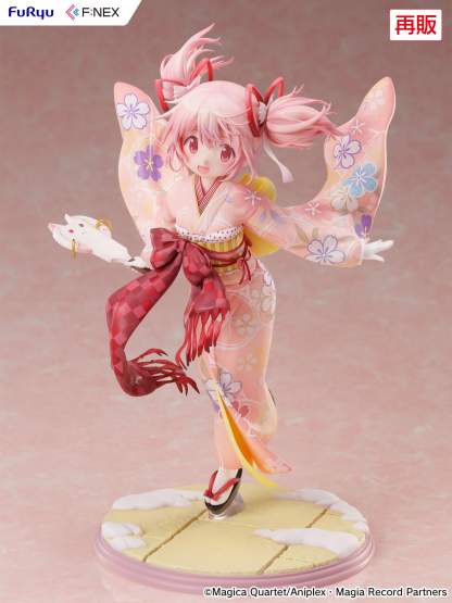 Madoka Kaname Kimono Version (Puella Magi Madoka Magica Side Story Magia Record) PVC-Statue 1/7 22cm FuRyu 