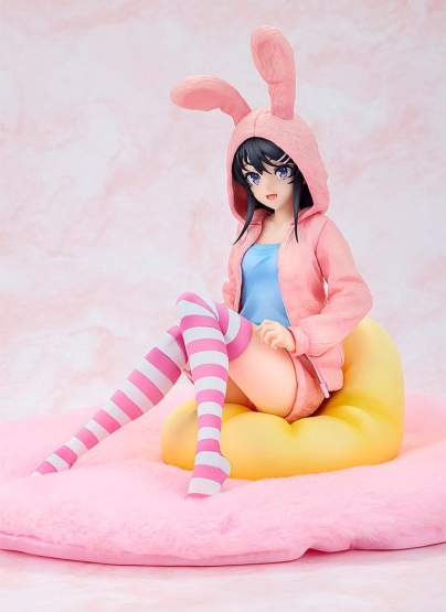 Mai Sakurajima Hoodie Look Rabbit Ears Version (Rascal Does Not Dream of a Knapsack Kid) PVC-Statue 1/7 18cm Kadokawa 
