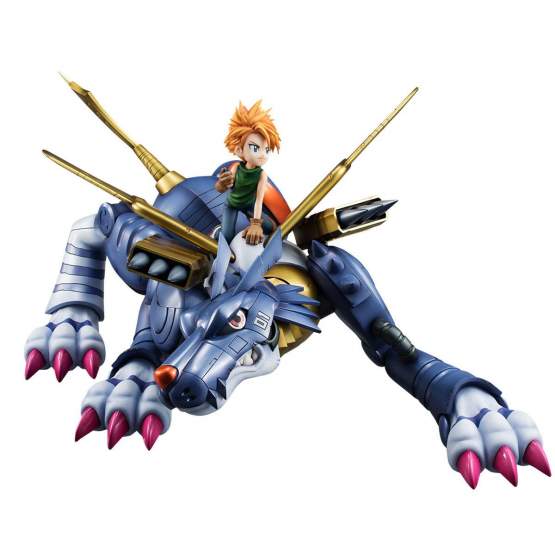Metal Garurumon & Ishida Yamato re-run (Digimon Adventure) G.E.M. PVC-Statue 30cm Megahouse 