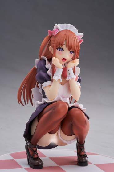 Namatoro Maid Cafe Yui-Chan TPK-012 (Original Character) PVC-Statue 1/6 15cm Pink Charm 