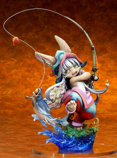 Nanachi Gankimasu Fishing (Made in Abyss) PVC-Statue 1/8 23cm Ques Q -Neuauflage- 