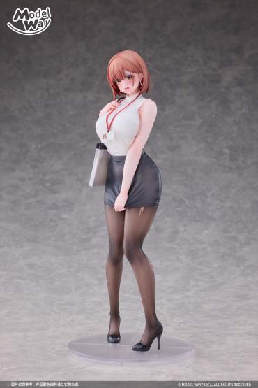 OL-chan Illustration by Udon. (Original Character) PVC-Statue 1/6 28cm Model Way 