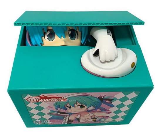 Racing Miku 2019 Version Chatting Bank 001 (Hatsune Miku GT Project) Spardose mit Sound 12cm Shine 