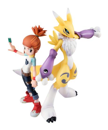 Renamon & Rika (Digimon Tamers) G.E.M. PVC-Statue 14cm Megahouse 