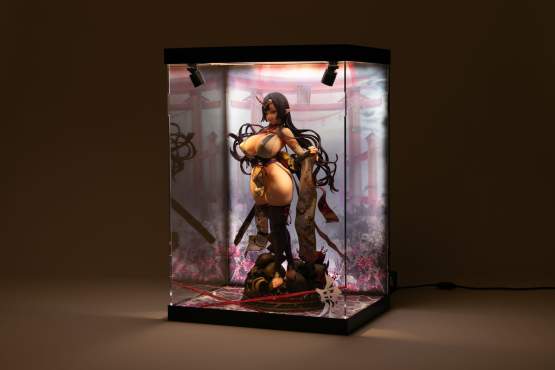 Acryl Display Case mit Beleuchtung Inbina Rasethuhime Saki M Edition 39cm SHINSAI 