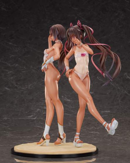 Adult Yukikaze and Young Yukikaze Swimsuits Version (Taimanin RPG) PVC-Statuen-Set 1/6 28cm Magi Arts 