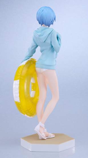 Beach Queens: Rei Ayanami L-Size (Rebuild of Evangelion) POP UP PARADE L PVC-Statue 22cm Good Smile Company 