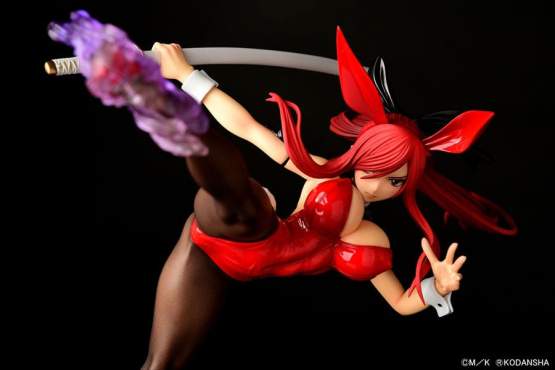 Erza Scarlet High Kick Crimson Bunny Version (Fairy Tail) PVC-Statue 1/6 37cm Orca Toys 