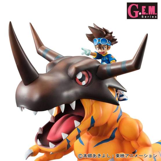 Greymon & Tai (Digimon Adventure) G.E.M. PVC-Statue 25cm Megahouse 