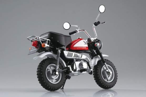 Honda Monkey Limited Fighting Red (Original Character) Diecast Bike Series 1/12 11cm Aoshima 