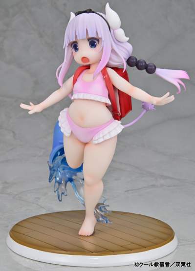 Kanna Kamui Swimsuit In the house Version re-run (Mishiranu Joshikousei ni Kankinsareta Mangaka no Hanashi) PVC-Statue 1/6 20cm Kaitendoh 