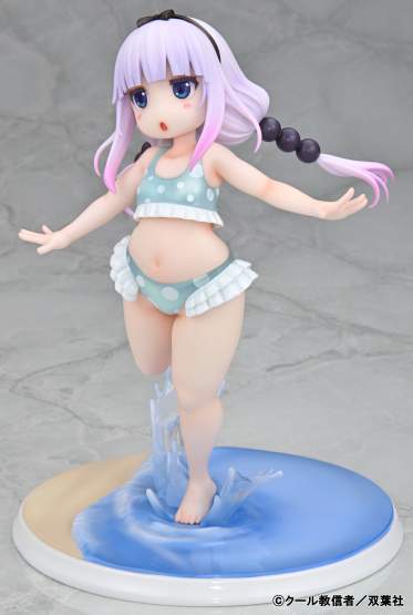 Kanna Kamui Swimsuit On the Beach Version re-run (Mishiranu Joshikousei ni Kankinsareta Mangaka no Hanashi) PVC-Statue 1/6 20cm Kaitendoh 