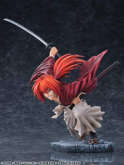 Kenshin Himura Dragon Flight of Heaven Version (Rurouni Kenshin: Meiji Kenkaku Romantan Kyoto Douran) PVC-Statue 1/6 26cm Bellfine 
