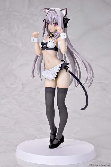 Luna Sakurakouji Cat Maid Version (Tsuki ni Yorisou Otome no Sahou) PVC-Statue 1/6 26cm Q-Six 