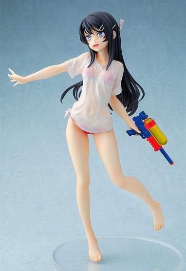 Mai Sakurajima Water Gun Date Version (Rascal Does Not Dream of Bunny Girl Senpai) PVC-Statue 1/7 23cm Chara-Ani 