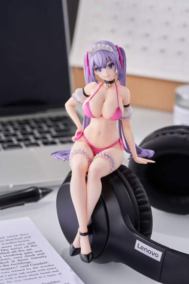 Mataro Desktop Maid Melty-chan TPN-001 (Original Character) PVC-Statue 15cm Pink Charm 