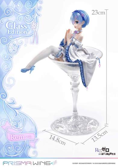 Rem Glass Edition Prisma Wing (Re:Zero Starting Life in Another World) PVC-Statue 1/7 23cm Prime 1 Studio 