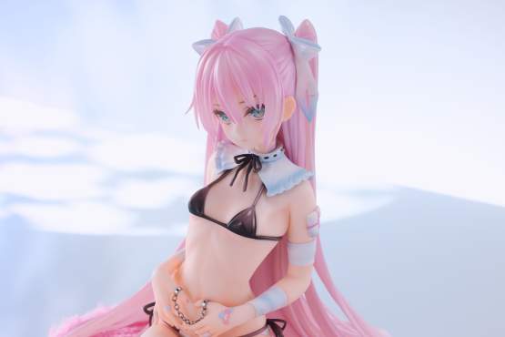 Rurudo Hatsune Thumb Cuffs Version (Original Character) PVC-Statue 1/6 15cm Pink Charm 