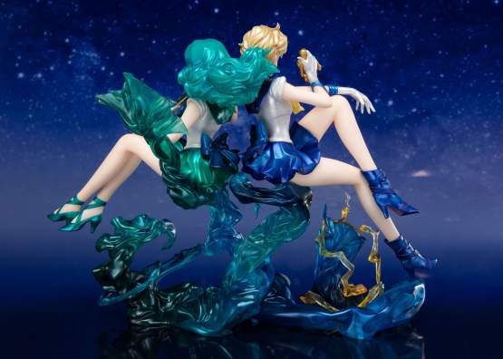 Sailor Neptun & Sailor Uranus (Sailor Moon) FiguartsZERO Chouette PVC-Statuen-Set 16-17cm Bandai Tamashii Nations 