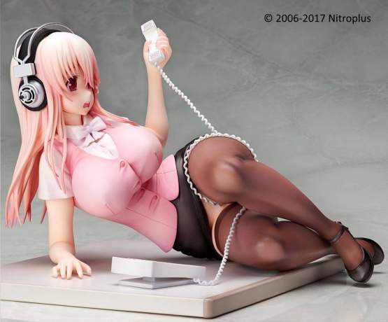 Super Sonico Clumsy OL Version (Nitro Super Sonic) PVC-Statue 13cm Native 