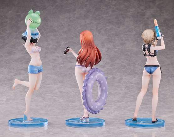 Mayuri Shiina, Kurisu Makise, Suzuha Amane: Swimsuit Version (Steins Gate) PVC-Statue 1/7 24-29cm Solarain 