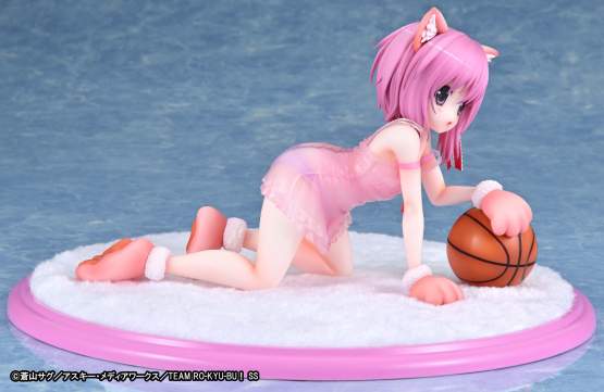 Tomoka Minato Kemomimi Lingerie Version (Ro-Kyu-Bu: Fast Break!) PVC-Statue 1/7 18cm Kaitendoh 