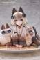 Tea Time Cats x Siamese Cat Azuki-san Friendship Collaboration Exclusive Set (Decorated Life Collection) PVC-Statue 18cm Ribose 