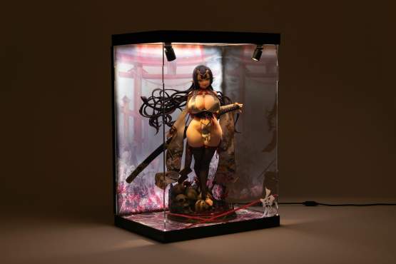 Acryl Display Case mit Beleuchtung Inbina Rasethuhime Saki M Edition 39cm SHINSAI 