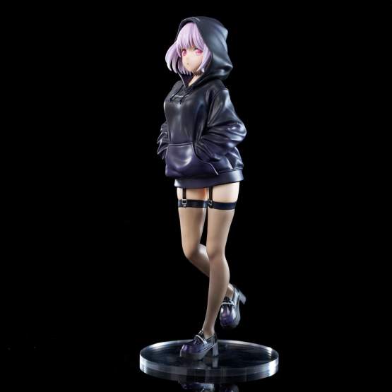 Akane Shinjo (Gridman Universe) Zozo Black Collection PVC-Statue 23cm Union Creative 
