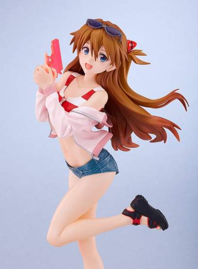 Beach Queens: Asuka Shikinami Langley L-Size (Rebuild of Evangelion) POP UP PARADE L PVC-Statue 22cm Good Smile Company 