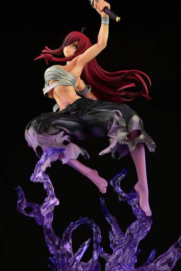 Erza Scarlet Samurai Version Shikkoku (Fairy Tail) PVC-Statue 1/6 43cm Orca Toys 