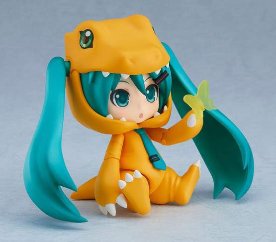 Hatsune Miku Kigurumi Agumon Version (Character Vocal Series 01) Nendoroid 1439 Actionfigur 10cm Good Smile Company 