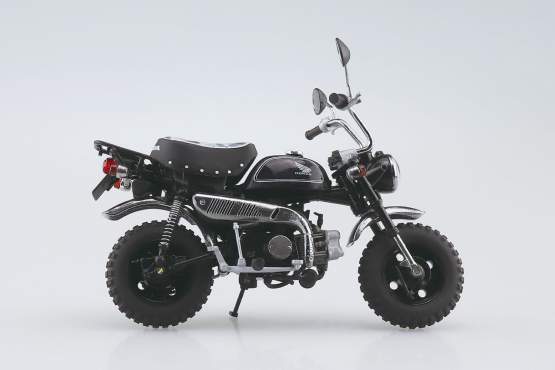 Honda Monkey Limited Black (Original Character) Diecast Bike Series 1/12 11cm Aoshima 