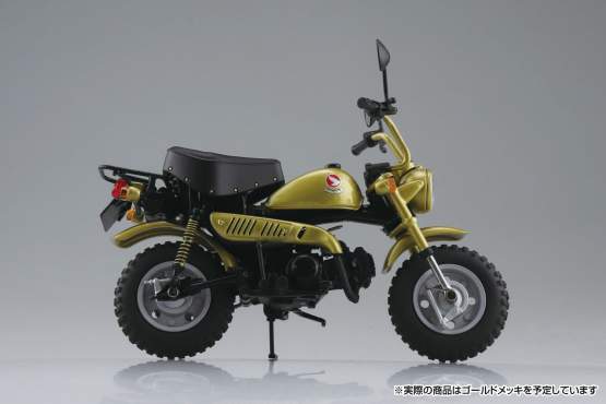 Honda Monkey Limited Monkey Gold (Original Character) Diecast Bike Series 1/12 11cm Aoshima 