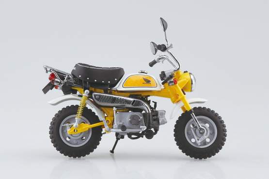 Honda Monkey Plasma Yellow (Original Character) Diecast Bike Series 1/12 11cm Aoshima 