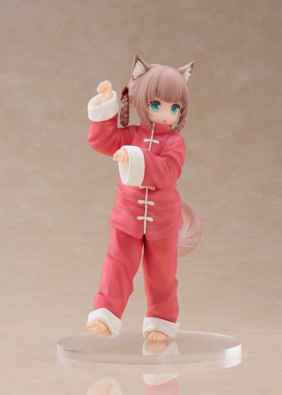 Kinako Nyang fu Version (My Cat Is a Kawaii Girl Palette Dress-Up Collection) PVC-Statue 1/6 15cm Golden Head 