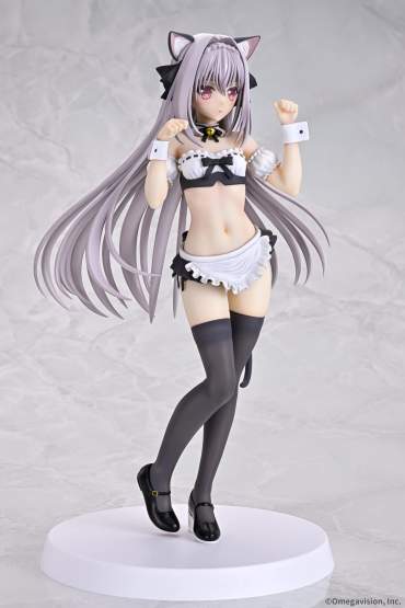 Luna Sakurakouji Cat Maid Version (Tsuki ni Yorisou Otome no Sahou) PVC-Statue 1/6 26cm Q-Six 