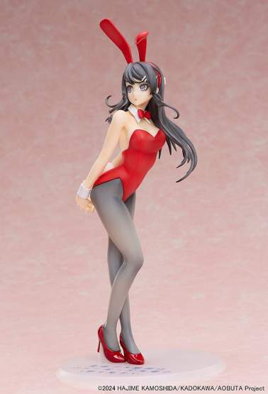 Mai Sakurajima Red Bunny Girl Version (Rascal Does Not Dream of Bunny Girl Senpai) PVC-Statue 1/7 27cm Aniplex 
