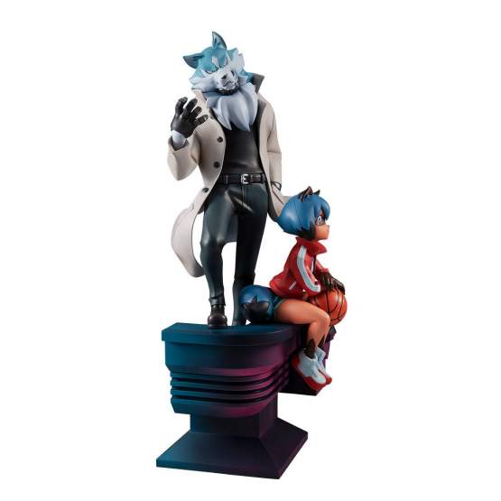 Michiru Kagemori & Shirou Ogami (BNA: Brand New Animal) PVC-Statue 1/8 18cm Megahouse 