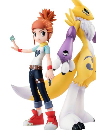 Renamon & Rika (Digimon Tamers) G.E.M. PVC-Statue 14cm Megahouse 