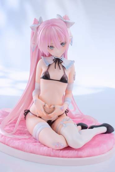 Rurudo Hatsune Thumb Cuffs Version (Original Character) PVC-Statue 1/6 15cm Pink Charm 