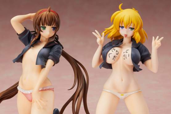 Ryobi x Ryona Bare Body Sailor Uniform Version (Senran Kagura NewWave Gburst) PVC-Statue 1/10 19cm Proovy 
