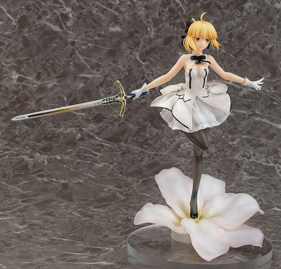 Saber/Altria Pendragon Lily (Fate/Grand Order) PVC-Statue 1/7 28cm Aqua Marine 