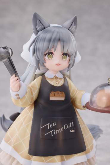 Tea Time Cats - Cat Town Bakery Staff & Customer Set (Decorated Life Collection) PVC-Statue 12cm Ribose 