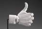 Model Men /R White by Takahiro Kagami (Artist Support Item Hand) PVC-Statue 1/1 22cm Kotobukiya 