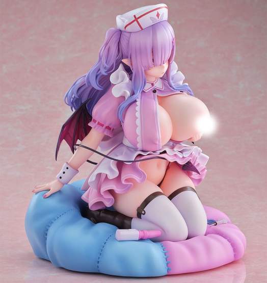Ayano Nanamori Jiraikei Succubus Nurse Illustrated by Siokonbu (Comic Unreal) PVC-Statue 1/6 20cm Nocturne 